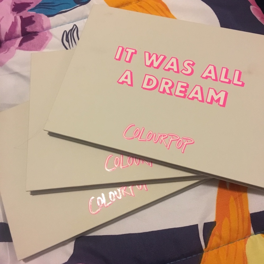 Large Colourpop Empty Magnetic Pallettes